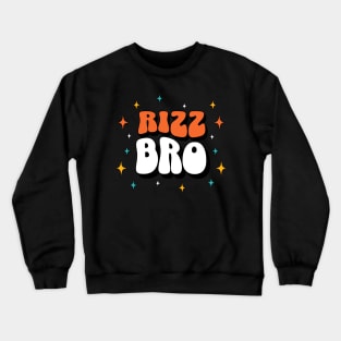 Rizz Brother | Bro | Sibling | Family | W Riz | Rizzler | Rizz god | Funny gamer meme | Streaming | Rizzard Crewneck Sweatshirt